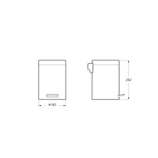 VitrA Arkitekta Çöp Kovası 3 Litre A44054