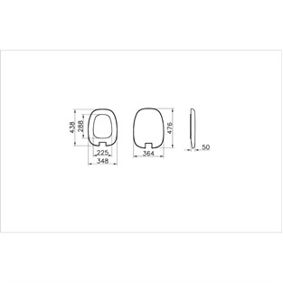 VitrA Plural Klozet Kapağı 126-001-029