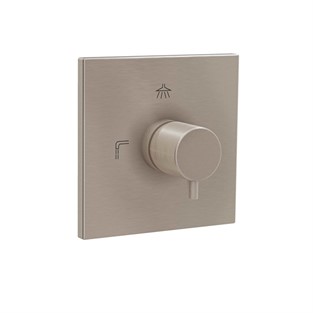 Artema Flow Square Ankastre 3 Yollu Yönlendirici V-box Fırçalı Nikel A4338834