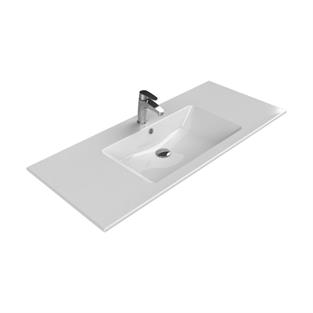 Cerastyle İbiza 121x51 cm Etajerli Lavabo Tek Hazneli