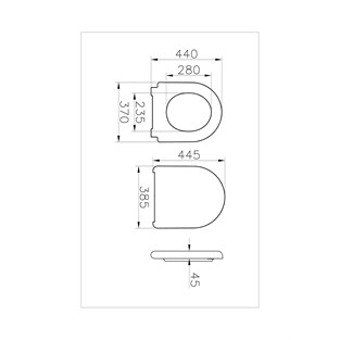 VitrA Liquid Yavaş Kapanan Klozet Kapağı Beyaz 137-003R009