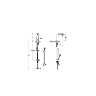 VitrA Origin Aquasee Temassız Lavabo Bataryası A4721534