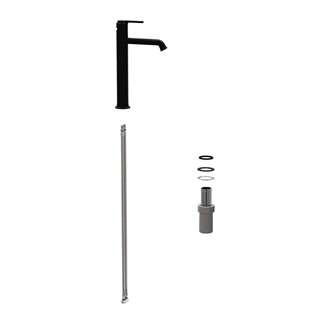 VitrA Origin Classic Çanak Lavabo Bataryası Üstten Kumandalı Mat Siyah A4288236