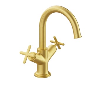 VitrA Origin Classic Lavabo Bataryası Fırçalı Altın A4288425