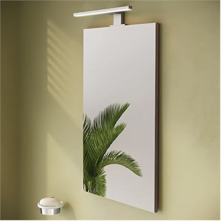 VitrA Mia Banyo Dolabı Seti Aydınlatmalı Ayna (40cm) Altın Meşe 69565