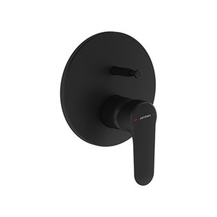 Artema Root Round Ankastre Banyo Bataryası Mat Siyah A4272736