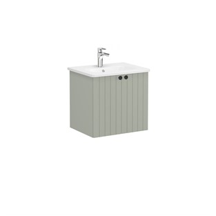 VitrA Root Groove Kapaklı Lavabo Dolabı 60 cm Mat Retro Yeşil 69274