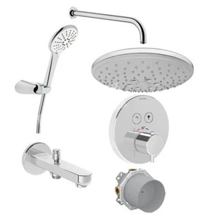 Artema Aquaheat Ankastre Termostatik Duş Seti Krom A49293