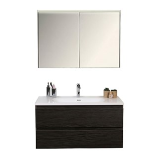 Kobos Lignum 100 cm Banyo Dolabı Seti Watson