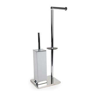 Kobos Hareketli WC Set Kare Parlak Krom KBW-871CR