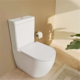 VitrA S55 SmoothFlush Kanalsız Duvara Tam Dayalı Klozet Seti 9888B003-7201