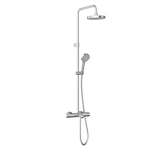 Artema Base Round Duş Sistemi Termostatik Banyo Bataryalı Krom A47303