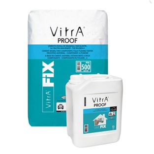 VitrA Fix Proof 33 Kg (25+8) Gri Set Tam Elastik Su Yalıtım Malzemesi F41101003