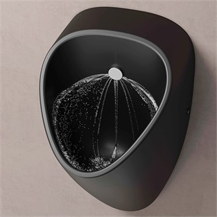 VitrA Plural Rim-ex Temassız Pisuvar Mat Siyah 7809B083-5331