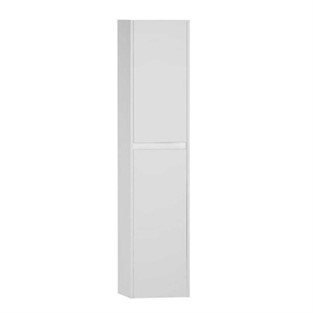 VitrA S50+ Boy Dolabı 35 cm 2 Kapaklı Parlak Beyaz Sol 54770