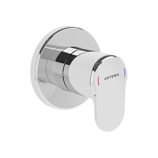 Artema Root Round Ankastre Stop Valf Krom A42730