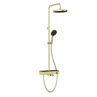 Artema Termostatik Banyo Bataryalı Core Round Duş Sistemi 250 B Soft Altın A4730974
