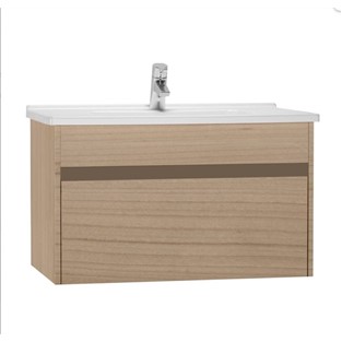 VitrA S30 Lavabo Dolabı 80 cm Tek Çekmeceli  Altın Kiraz 63333