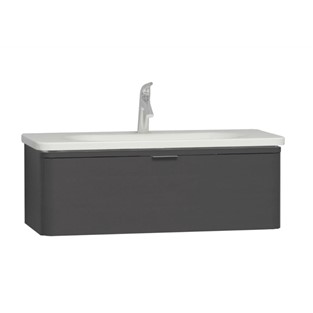VitrA Nest Trendy 1 Çekmeceli Lavabo Dolabı 100 Cm Antrasit 56140