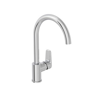 Artema Flow Soft C Tipi Eviye Bataryası Krom A43419