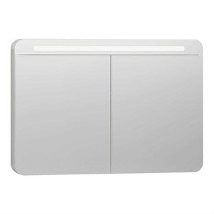 VitrA Nest Trendy Aydınlatmalı Dolaplı Ayna 100 cm Parlak Beyaz 56424