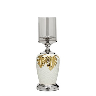 Vitale Silver Beyaz Şamdan Ak.Je0165