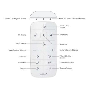 VitrA V-Care Comfort Akıllı Klozet 5674B003-6194