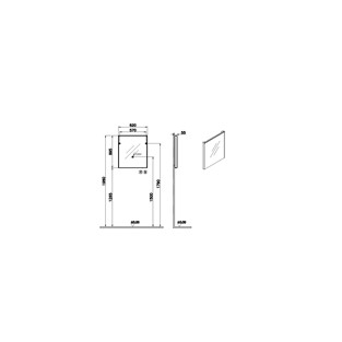 VitrA Core Düz Ayna 60 Cm Led 66914