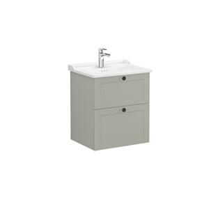 VitrA Root Classic Lavabo Dolabı 60 cm Mat Retro Yeşil 68854