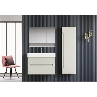 ORKA Malta Banyo Dolabı Takımı Mat Kaşmir Lake 100 cm ORKA5000424