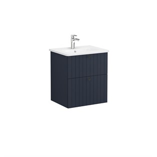 VitrA Root Groove Çekmeceli Lavabo Dolabı 60 cm Mat Lacivert 69420