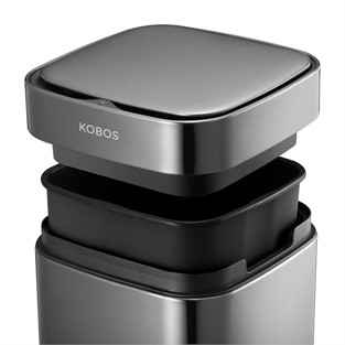 Kobos Muso Sensörlü Çöp Kovası 8L Krom KBSCMUSOCR