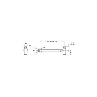 VitrA Liquid Lavabo Sifonu T Tipi A45124