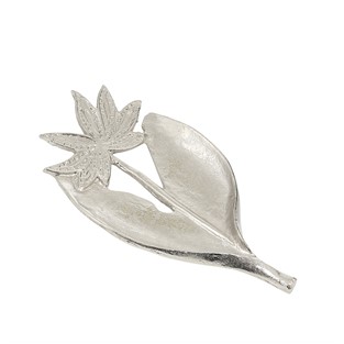 Vitale Silver Dekoratif Yaprak Model Tabak AK.IU0244