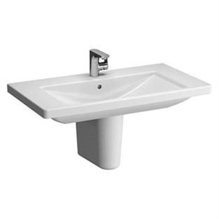 Vitra D-Light Etajerli Lavabo Tek Armatür Delikli 110 cm 5921B003-0001