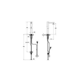 VitrA Origin Aquasee Temassız Lavabo Bataryası (Elektrikli) Krom A47223
