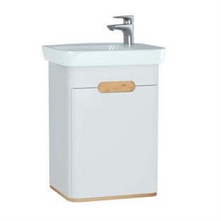 VitrA Sento Lavabo Dolabı 50 cm  Kapaklı  Mat Beyaz Sağ 60777