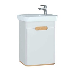 VitrA Sento Lavabo Dolabı 50 cm Kapaklı Mat Beyaz Sol 60779