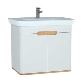 VitrA Sento Lavabo Dolabı 80 cm Kapaklı Mat Beyaz 60785