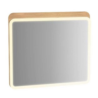 VitrA Sento Aydınlatmalı Ayna 80 cm Açık Meşe 60890