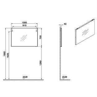Vitra Classic Ayna 100 cm 61321