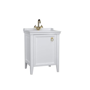 VitrA Valarte Kapaklı Lavabo Dolabı 65 Cm  Mat Beyaz 62150