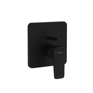 Artema Root Square Ankastre Banyo Bataryası V-Box Mat Siyah