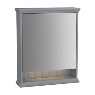 VitrA Valarte Dolaplı Ayna 65 Cm Mat Gri Sol 62226