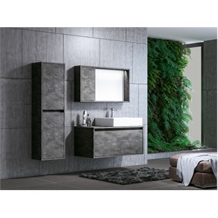ORKA Canada Banyo Dolabı Takımı Irony Beyaz 90 cm ORKA5000128