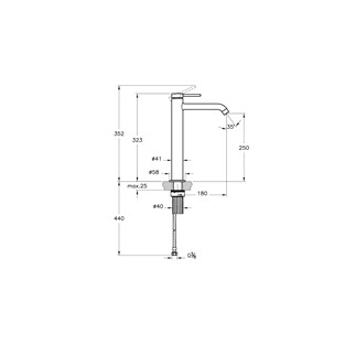 Artema Minimax Round Çanak Lavabo Bataryası Krom A43534