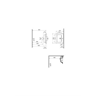 VitrA İntegra Classic Etajerli Lavabo 80 cm 7001B003-0001