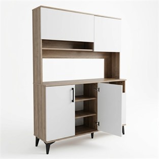 Soprano Kahve Köşesi Çok Amaçlı Mutfak Dolabı 150cm SP02348