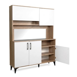Soprano Kahve Köşesi Çok Amaçlı Mutfak Dolabı 150cm SP02348