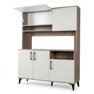 Soprano Kahve Köşesi Çok Amaçlı Mutfak Dolabı 150cm SP02348